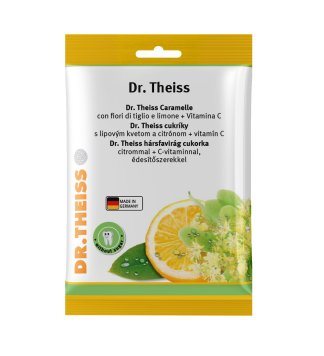 Dr.Theiss LIEPŽIEDŽIŲ IR CITRINŲ sk. su vit.C ledinukai, 75 g