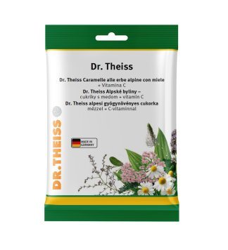 Dr.Theiss ŠVEICARIŠKŲ ŽOLIŲ su Vit.C ir medumi ledinukai, 75 g