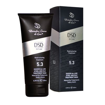DSD intensyvi atstatomoji kaukė su šilku Dixidox de Luxe DSD5.3, 200 ml