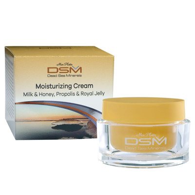 DSM, drėkinamasis kremas su pienu, medumi, propoliu ir bičių pieneliu, DSM122, 50 ml