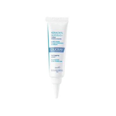 DUCRAY į inkštirus ir aknę linkusios odos kremas KERACNYL GLYCOLIC+, 30 ml