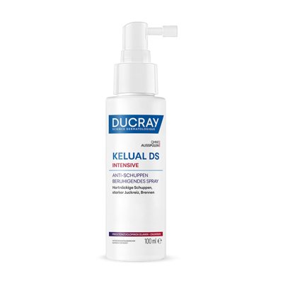 DUCRAY KELUAL DS INTENSIVE SPRAY purškalas nuo pleiskanų, 100 ml