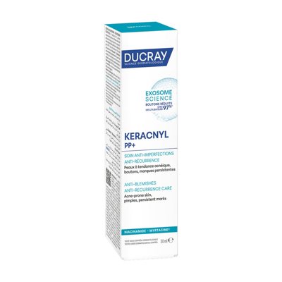 DUCRAY KERACNYL PP, kremas nuo spuogų, 30 ml