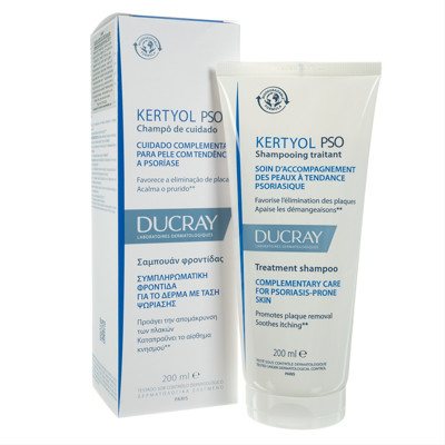 DUCRAY KERTYOL PSO, šampūnas pleiskanojančiai galvos odai, 200 ml