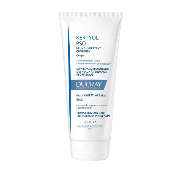 DUCRAY kūno balzamas psoriazės pažeistai odai KERTYOL P.S.O., 200 ml