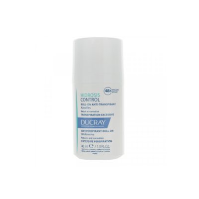 DUCRAY rutulinis antiperspirantas nuo gausaus prakaitavimo HIDROSIS CONTROL, 40 ml