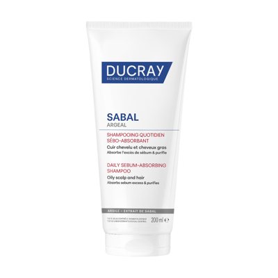 DUCRAY SABAL ARGEAL kasdienis šampūnas riebiai galvos odai, 200 ml