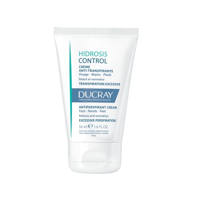 DUCRAY veido, rankų ir pėdų kremas nuo gausaus prakaitavimo HIDROSIS, 50 ml