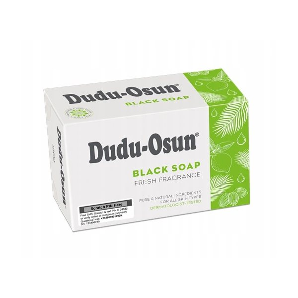 DUDU-OSUN juodasis Afrikos muilas, 150 g