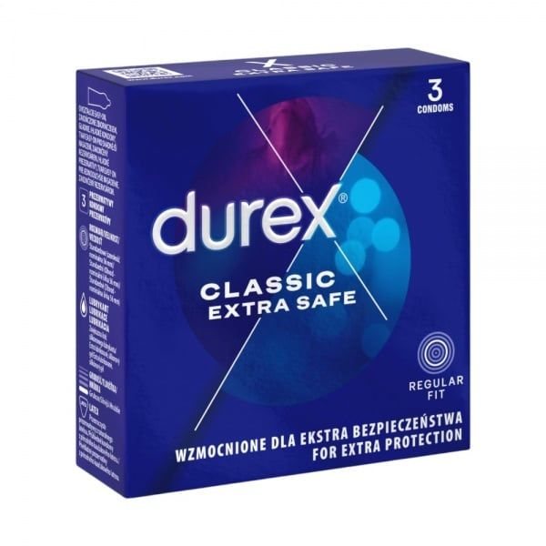 DUREX Extra Safe prezervatyvai, N3