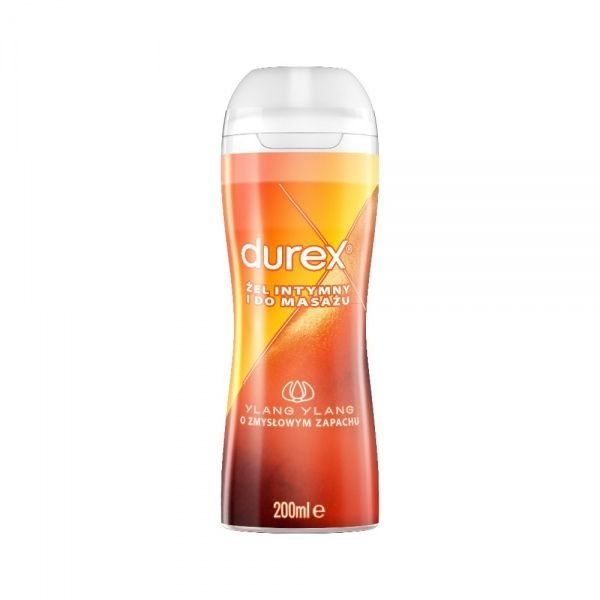 DUREX lubrikantas ir masažo gelis YLANG YLANG, 200 ml