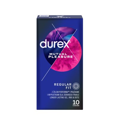 DUREX MUTUAL PLEASURE prezervatyvai, 10 vnt