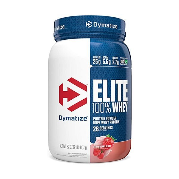DYMATIZE baltymai ELITE WHEY RICH, braškių skonio, 942 g