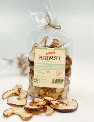Džiovinti obuoliai KRIMST, 100 g
