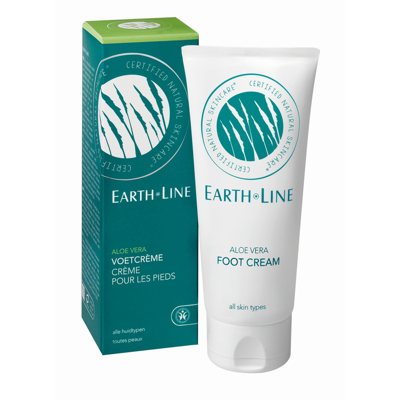 EARTH LINE Aloe Vera Pėdų kremas, minkštinamasis, visų tipų odai, 100 ml