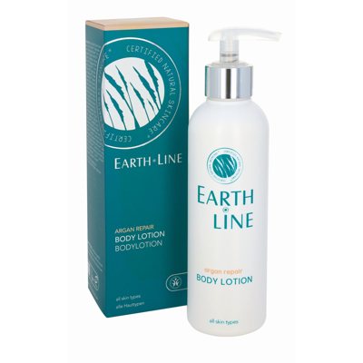 EARTH LINE Argan Repair Kūno losjonas, visų tipų odai, 200 ml