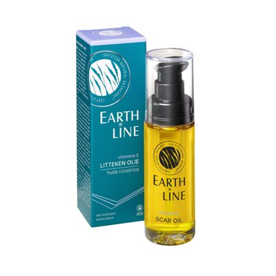 EARTH LINE Vitamin E Randų ir strijų aliejus visų tipų odai, 30 ml