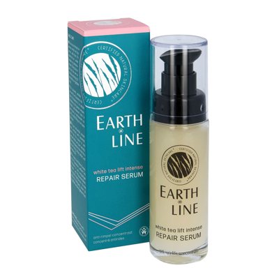 EARTH LINE White Tea Lift Intense Atkuriamasis serumas, stangrinantis, 30 ml