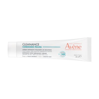 EAU THERMALE AVENE CLEANANCE COMEDOMED PEELING, intensyvaus poveikio kremas probleminei odai, 40 ml