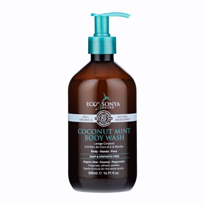 ECO by SONYA kokoso ir mėtų kūno prausiklis Coconut Mint Body Wash, 500 ml