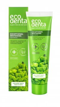 ECODENTA balinamoji dantų pasta su bergamotės ir citrinos eteriniais aliejais, 100 ml