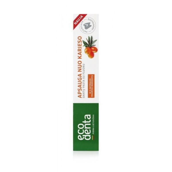 ECODENTA dantų pasta apsauganti nuo karieso, 75 ml