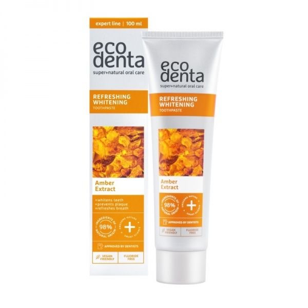 ECODENTA dantų pasta su gintaro ekstraktu, 100 ml