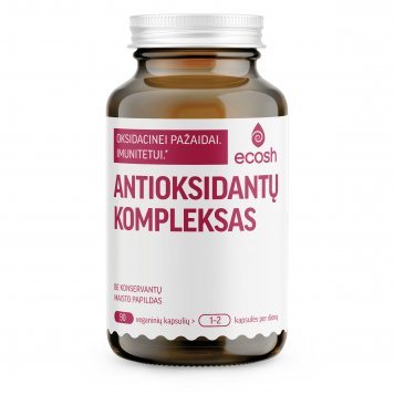 ECOSH Antioksidantų kompleksas kapsulės N90