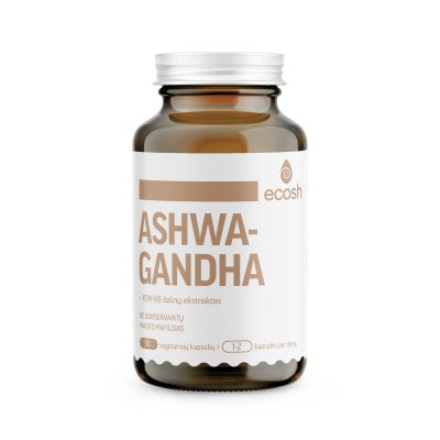 ECOSH AŠVAGANDA 500 mg kapsulės N90