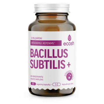 ECOSH Bacillus Subtilis Plius kapsulės N90