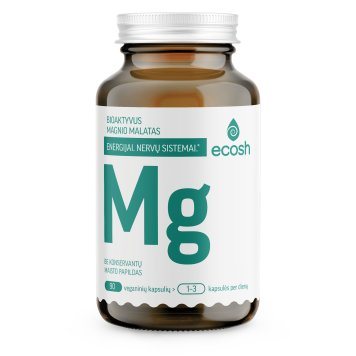 ECOSH bioaktyvus Magnis,malatas 77 mg kapsulės N90