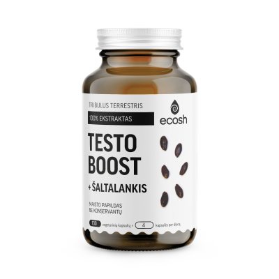 ECOSH bioaktyvus vitaminas B12, 1200µg, 90 kapsulių