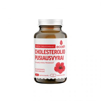 ECOSH Cholesterolio pusiausvyrai, 60 kapsulių