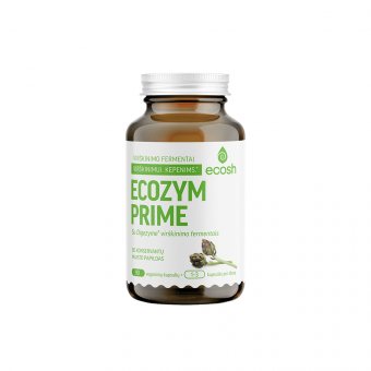 ECOSH Ecozym Prime su Digezyme® virškinimo fermentais, 90 kapsulių