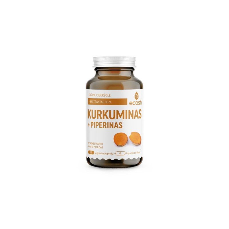 ECOSH Kurkuminas (Curcumin) kaps. N90