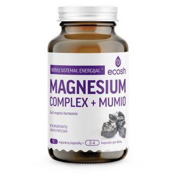 ECOSH Magnesium complex+Mumio kapsulės N90