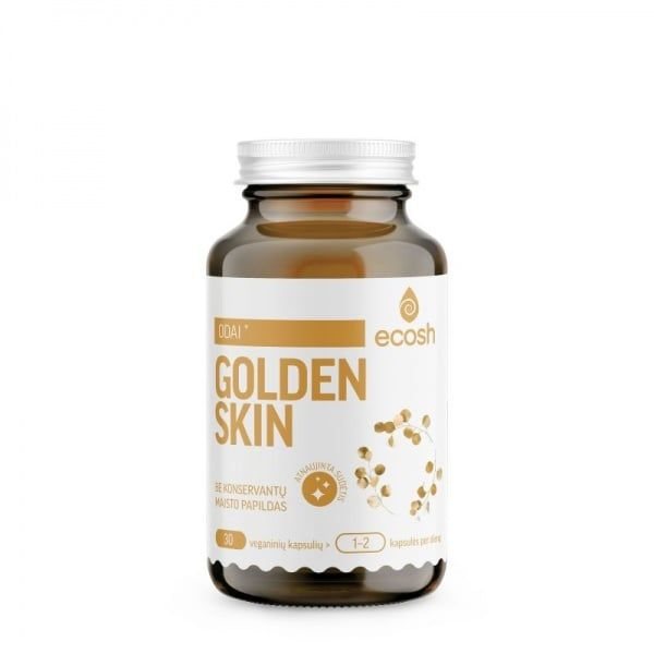 ECOSH maisto papildas GOLDEN SKIN, 30 kaps.