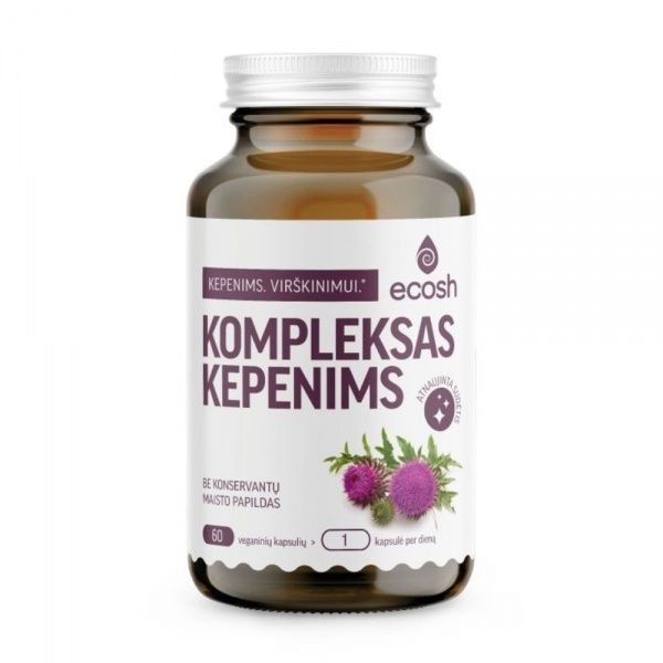 ECOSH maisto papildas KOMPLEKSAS KEPENIMS, 60 kaps.