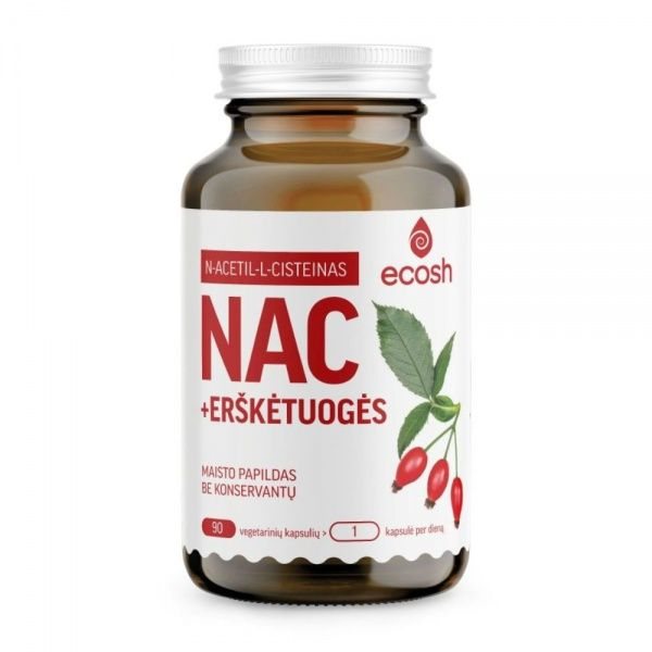 ECOSH maisto papildas NAC + ERŠKĖTUOGĖS, 90 kaps.