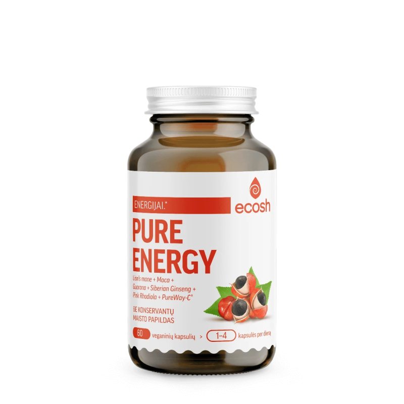 ECOSH Pure Energy, 60 kapsulių