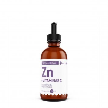 ECOSH skystas Cinkas su vitaminu C skystis, 50 ml