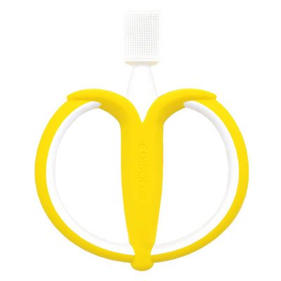 EDISONmama pirmasis dantų šepetėlis "Bananas" nuo 6 mėn., KJ12532