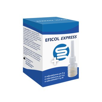 Eficol Express mikroklizma, 4 vnt., 9 g