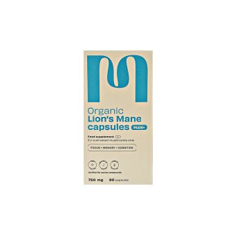 Ekologiškos Lion's mane kapsulės PLUS+, SI-EKO-001, 90 kapsulių