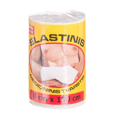 Elastinis tvarstis, 8 x 150 cm