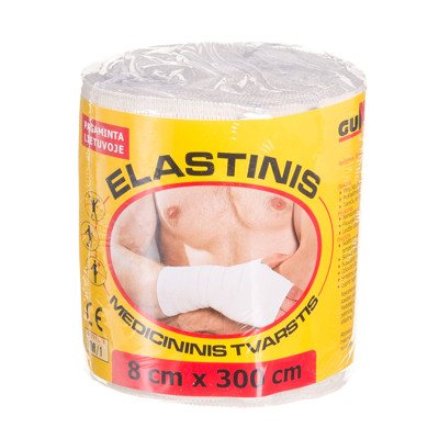 Elastinis tvarstis, 8 x 300 cm