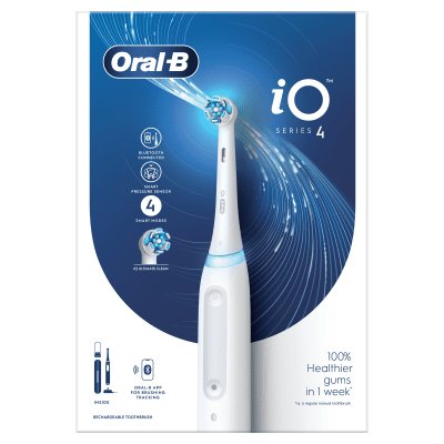 Elektrinis dantų šepetėlis ORAL-B iO4, Quite White, N1