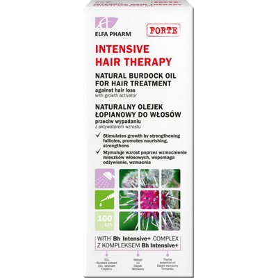 ELFA PHARM, varnalėšų aliejus, natūralus nuo plaukų slinkimo, 100 ml