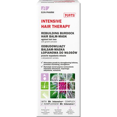 ELFA PHARM, varnalėšų balzamas kaukė, atstatomoji nuo plaukų slinkimo, 200 ml