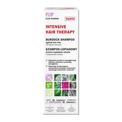 ELFA PHARM, varnalėšų šampūnas nuo plaukų slinkimo, 200 ml